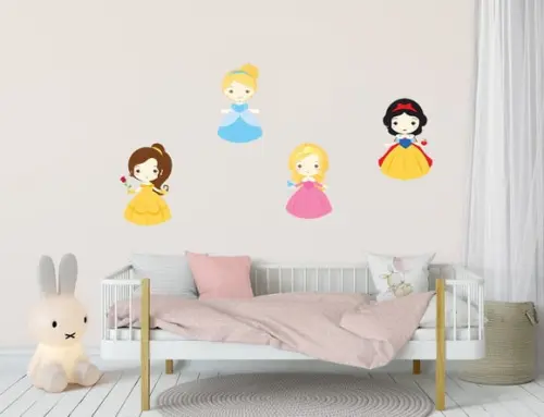 Adesivo de Parede Princesas