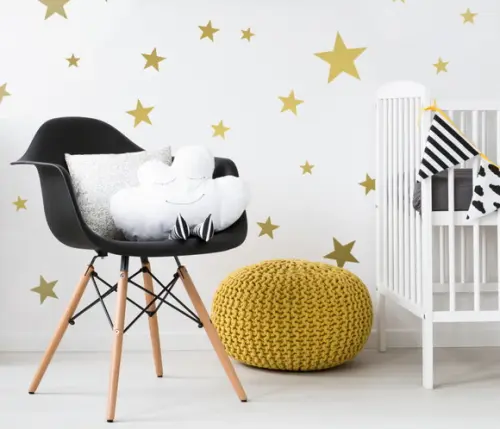 Adesivo Estrelas Douradas