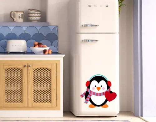 Adesivo para Geladeira Pinguim