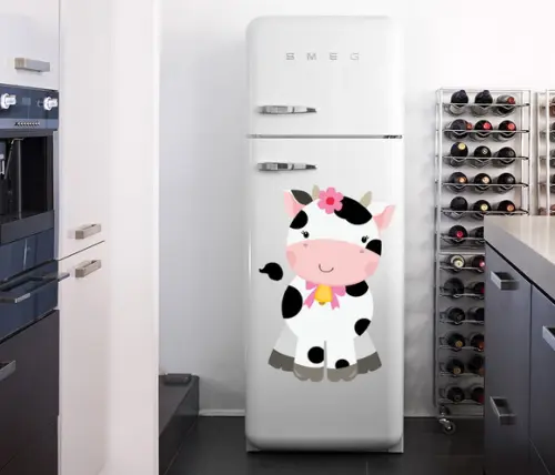 Adesivo Vaquinha para Geladeira