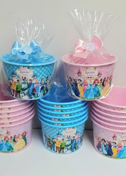 Balde de Pipoca Princesas Disney