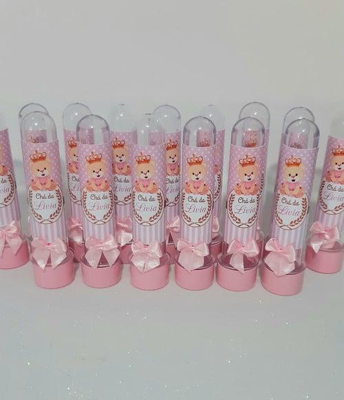 Tubete Chá de Bebê Ursinha Princesa