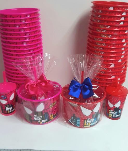 Kit Balde de Pipoca e Copo Twister