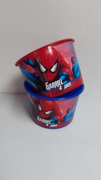 Balde de Pipoca Homem Aranha