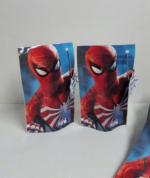 Saquinho Metalizado Homem Aranha