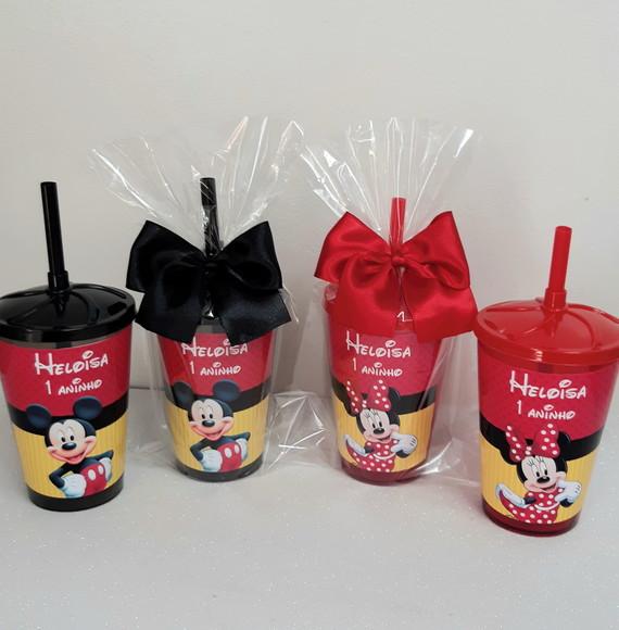 Copo Personalizado Minnie e Mickey