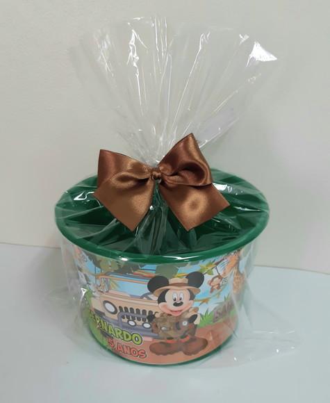 Balde de Pipoca Mickey Safari