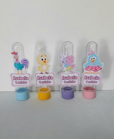 Tubete Galinha Pintadinha Rosa