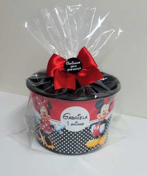 Balde de Pipoca Mickey e Minnie