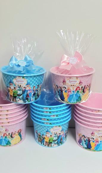 Balde de Pipoca Princesas Disney