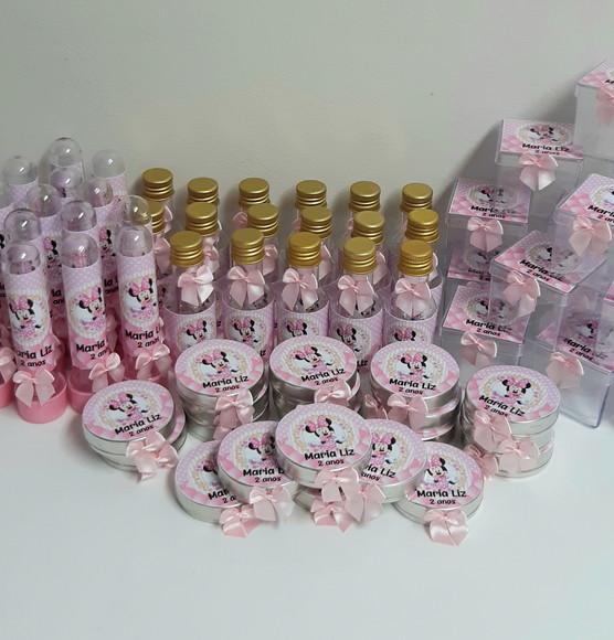 Kit Minnie Rosa 40 Ítens