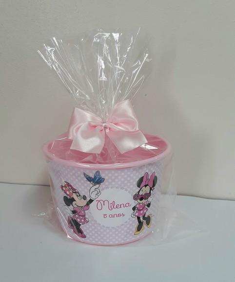 Balde de Pipoca Minnie Rosa