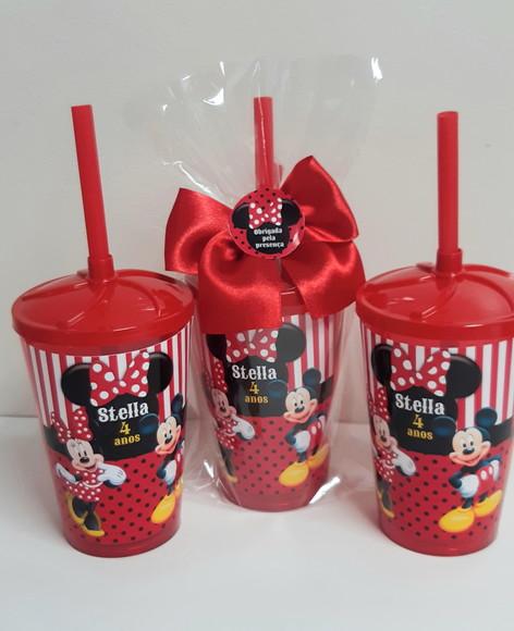 Copo Personalizado Minnie e Mickey
