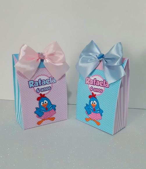 Caixa Surpresa Galinha Pintadinha Rosa
