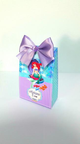 Caixa Surpresa Pequena Sereia