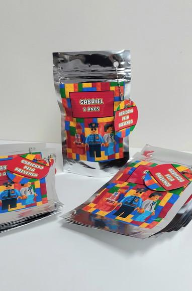 Saquinho Metalizado Lego