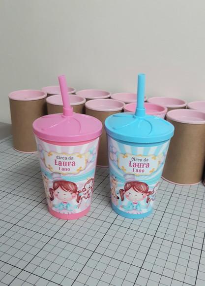 Copo Personalizado Circo Rosa