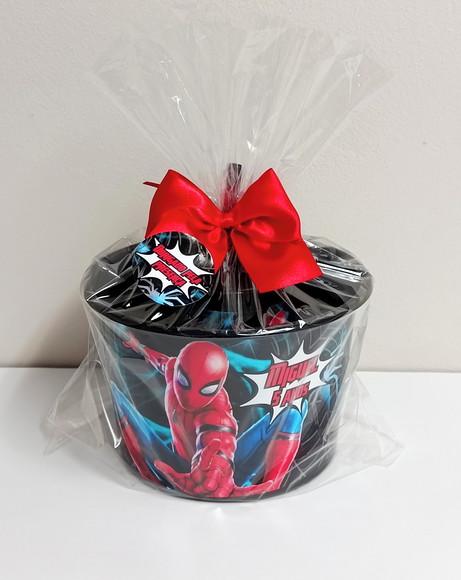 Kit Balde de Pipoca e Copo Twister Homem Aranha