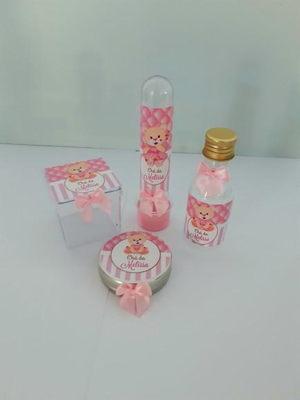 Kit para Chá de Bebê 40 Ítens Ursinha