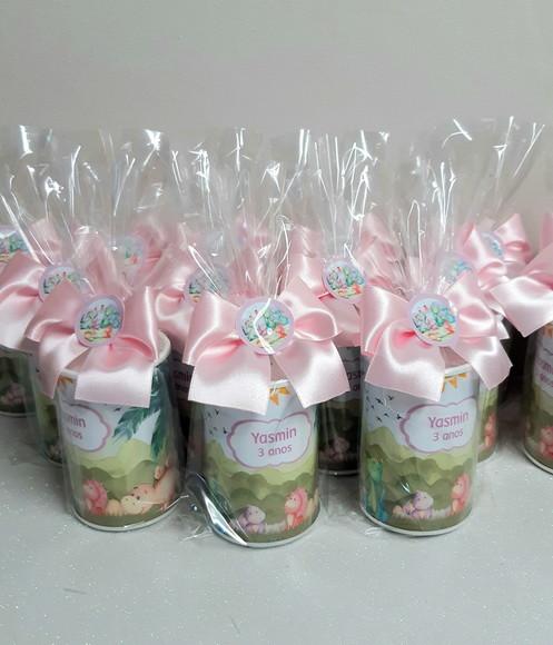 Cofrinho Dinossauros Baby Rosa