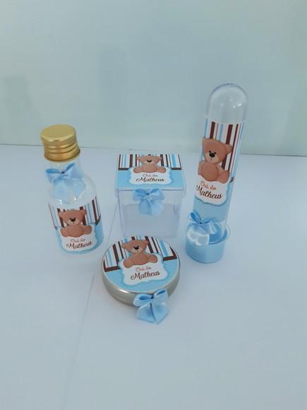 Kit para Chá de Bebê 40 Ítens Ursinho