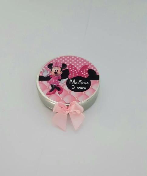 Latinha Personalizada Minnie Rosa