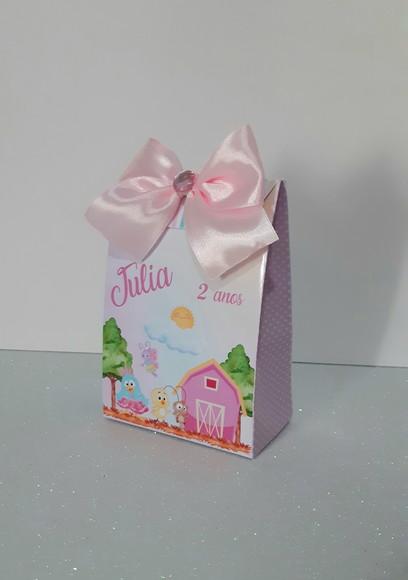 Caixa Surpresa Galinha Pintadinha Rosa