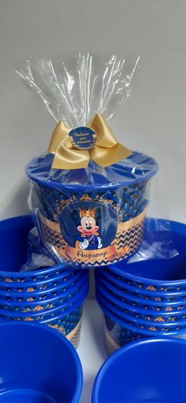 Balde de Pipoca Mickey Príncipe