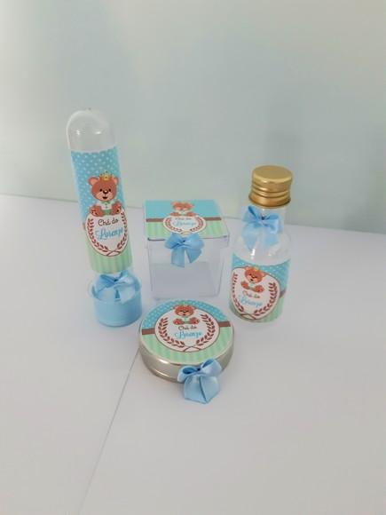 Kit para Chá de Bebê 60 Ítens +10 Toppers Grátis