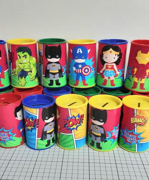 Cofrinho Super Heróis