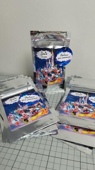 Saquinho Metalizado Tudma do Mickey