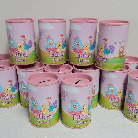 Cofrinho Galinha Pintadinha Rosa