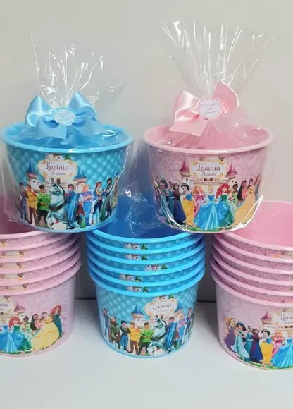 Balde de Pipoca Princesas Disney
