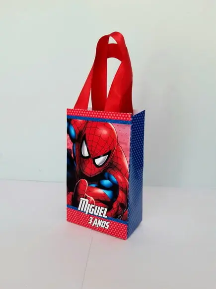 Sacolinha Homem Aranha