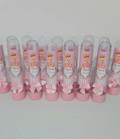 Tubete Chá de Bebê Ursinha Princesa
