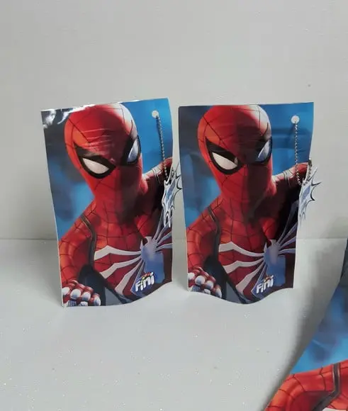 Saquinho Metalizado Homem Aranha