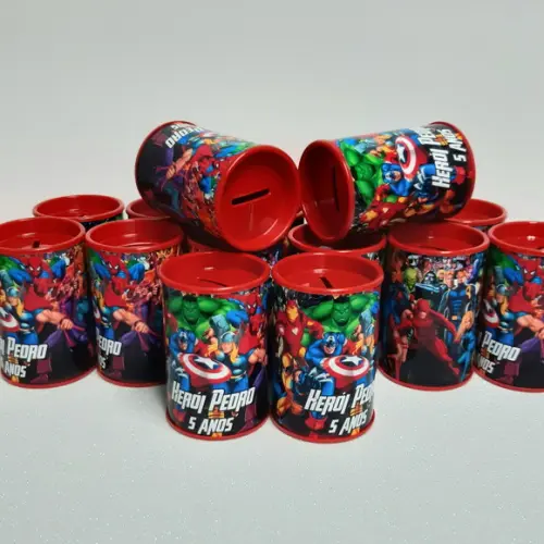 Cofrinho Super Heróis