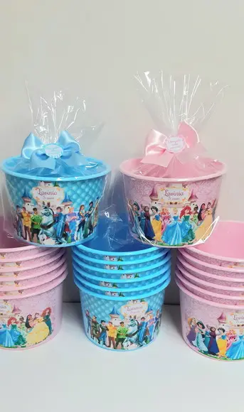 Balde de Pipoca Princesas Disney