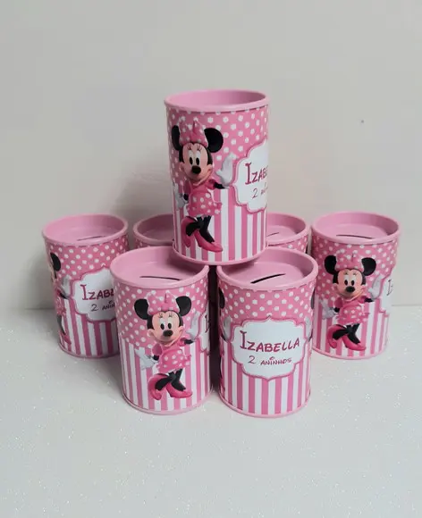Cofrinho Minnie Rosa