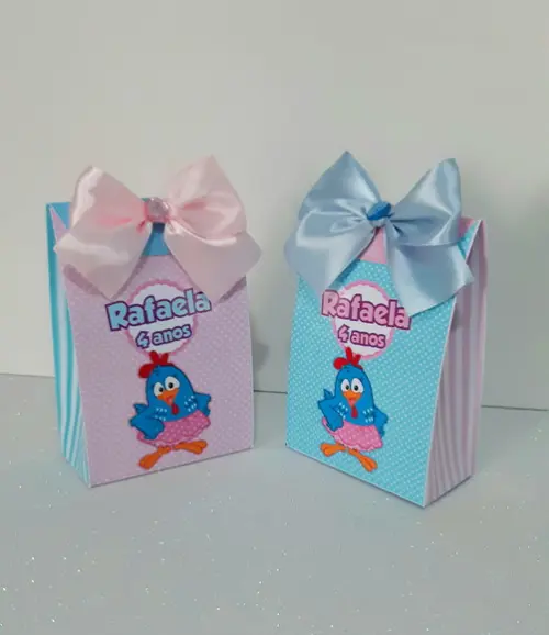 Caixa Surpresa Galinha Pintadinha Rosa