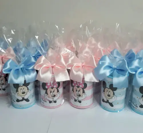 Cofrinho Minnie Rosa/mickey