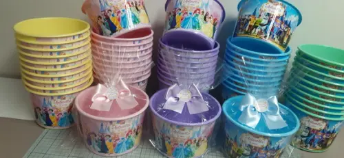 Balde de Pipoca Princesas Disney
