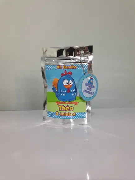 Saquinho Metalizado Galinha Pintadinha