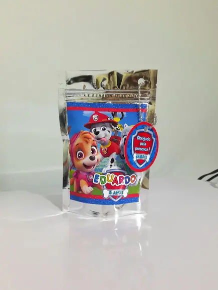 Saquinho Metalizado Patrulha Canina