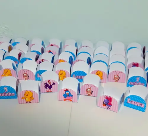 Forminhas Galinha Pintadinha Rosa