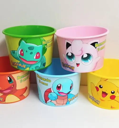 Balde de Pipoca Pokémon