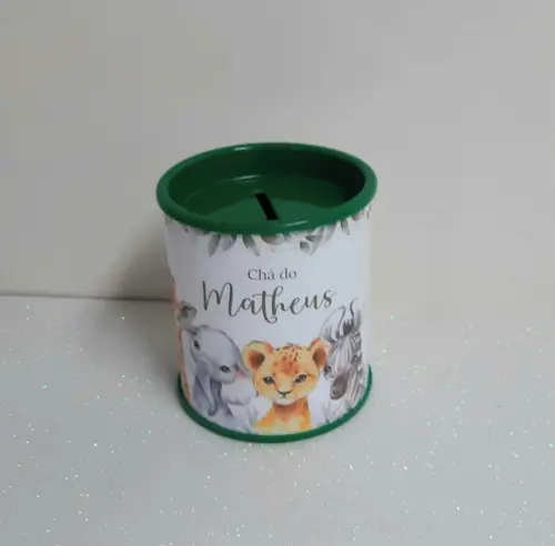 Cofrinho Mini Safari Aquarela