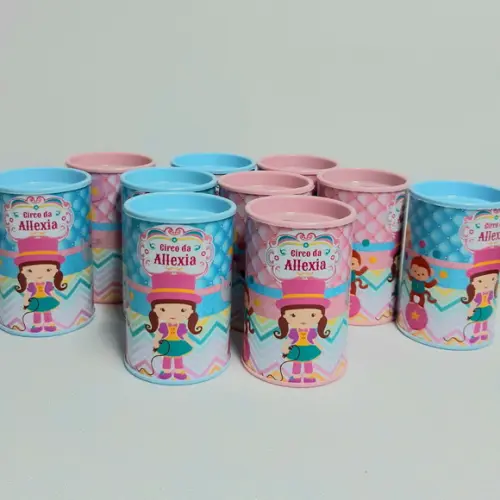Cofrinho Circo Rosa