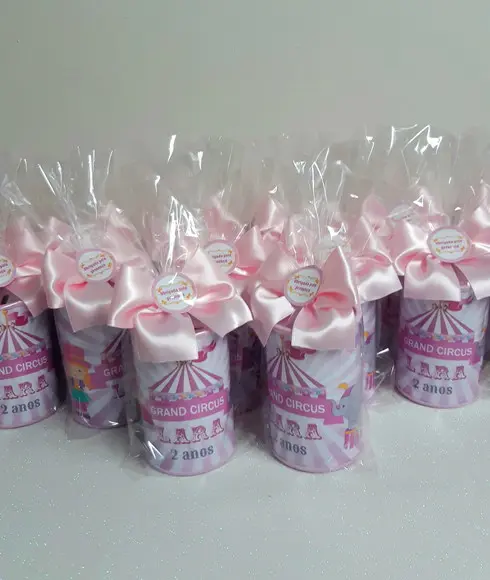 Cofrinho Circo Rosa