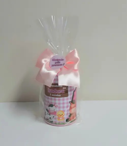 Cofrinho Fazendinha Rosa